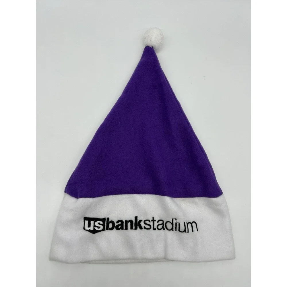 Minnesota Vikings Football Skol Winter Christmas Hat US Bank Stadium Purple‎